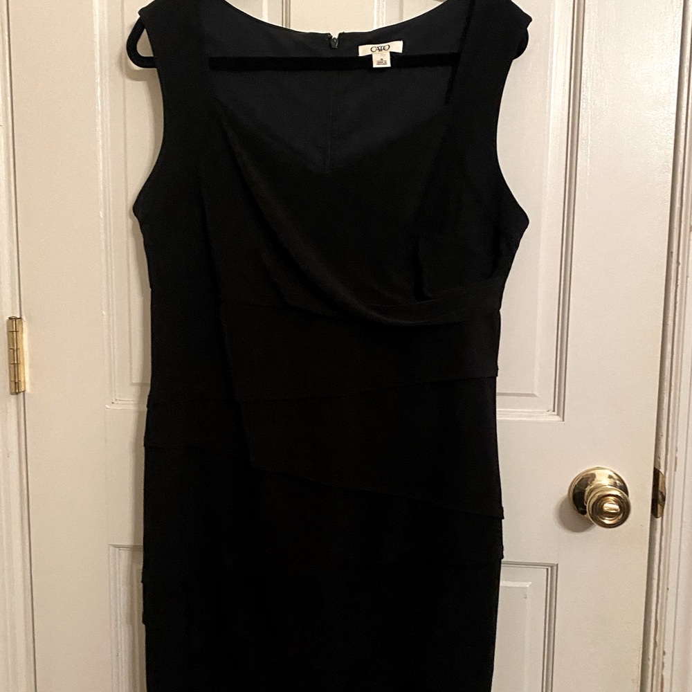 Black Cato dress. Nice. Dressy.